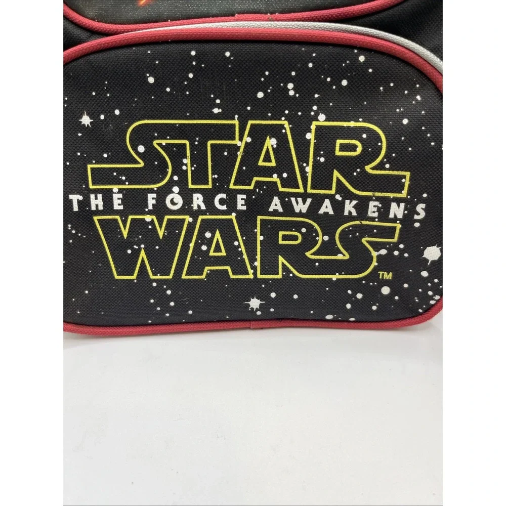 Star Wars The Force Awakens Backpack Kylo Ren Stormtroopers 12in Red and Black‎